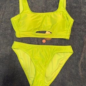Neon Green Bikini Set